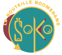 Logo Soko, La Bouteille Boomerang